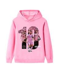 Lionel Messi Cotton Rich Jumper for Girls Kids Hooded Sweatshirt