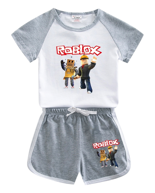 Boys' T-Shirt and Shorts Roblox Pyjama Set