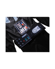 Sci-Fi Villain Costume for Kids and Adults with Mask and Cape Set