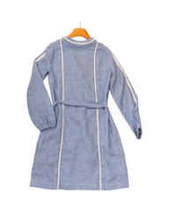 Soft Linen Mid-Length Dress