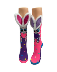 Fun Character Design Knee High Dress Socks for Kids – Comfortable Cotton Tube Socks