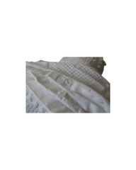 White Textured 100% Cotton Duvet Cover