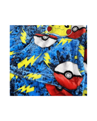 Plush Fleece Character Hooded Bathrobe and Pajama Set for Boys