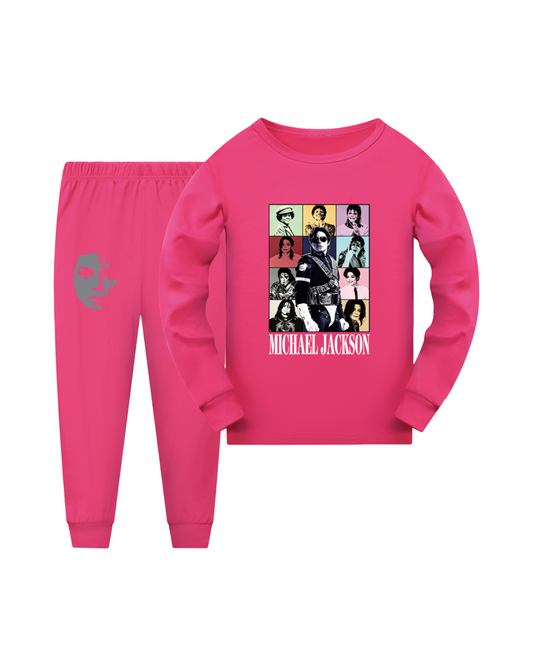 Michael Jackson Sleepwear Set Kids Graphic Printed Pyjamas