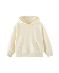Long Sleeve Pullover Hoodie for Kids Featuring Front Pocket and Hood