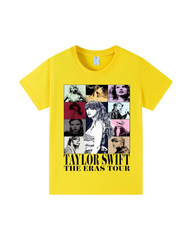 Taylor Swift Eras Tour Print Cotton T-Shirt