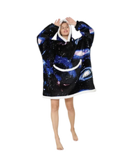 Wearable Blanket Hoodie Cozy Wearable Blanket with Pocket