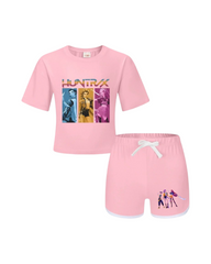 Kpop Demon Hunters Top & Shorts Power Set