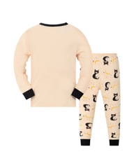 Long Sleeve Pajama Set - Cute Animal and Unicorn Print Girls Sleepwear