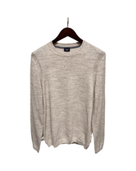 Lambswool Knit Sweater Women's Crewneck Pullover
