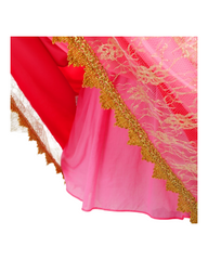 Deluxe Pink Ball Gown Costume - Princess Party & Cosplay Dress-Up Outfit