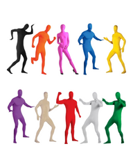 Full Body Bodysuit Costume - Adult Stretch Lycra Jumpsuit for Cosplay & Halloween