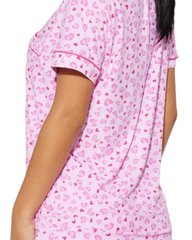 Sweetheart Pink T-shirt with Shorts Pyjama Set