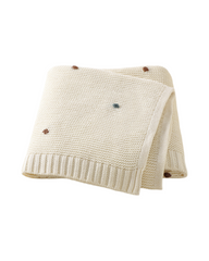 Cozy Knit Sensory Baby Blanket Nursery Essential