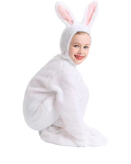 White Bunny Animal Costume Set