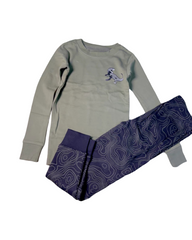 Long-Sleeve Toddler and Boys Pajama Set – Geometric Print Sleepwear