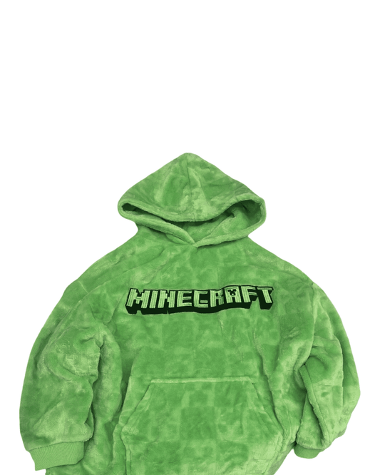 Boys Green Minecraft Printed Oodie