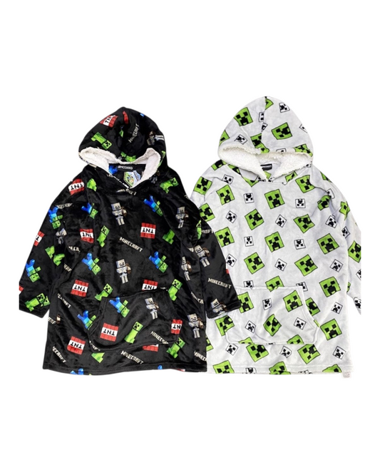 Boys' Oodie with Minecraft Patterns