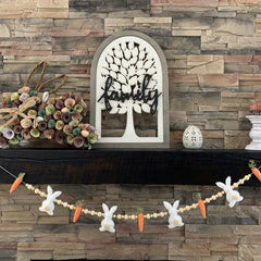 Easter Bunny Patterned Bunting Decoration