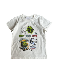 Graphic Cotton Boys Gaming Short-Sleeve T-Shirt