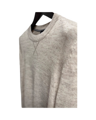 Lambswool Knit Sweater Women's Crewneck Pullover
