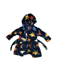 Dinosaur Hooded Plush Kids Bathrobe