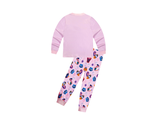 Kids K-Pop Demon Hunters Print Cotton Pyjamas Set