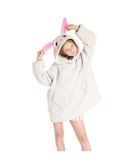 Oversized Fluffy Kids Oodie Blanket – Ultra-Soft & Warm