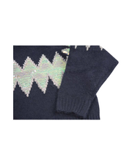 Geometric Jacquard Knit Jumper | Kids Winter Pullover Sweater