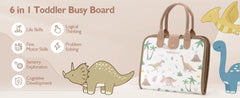 Six in One Toddler Busy Learning Book Board Bag