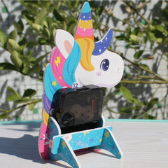 Homemade Unicorn Themed Clock Kit