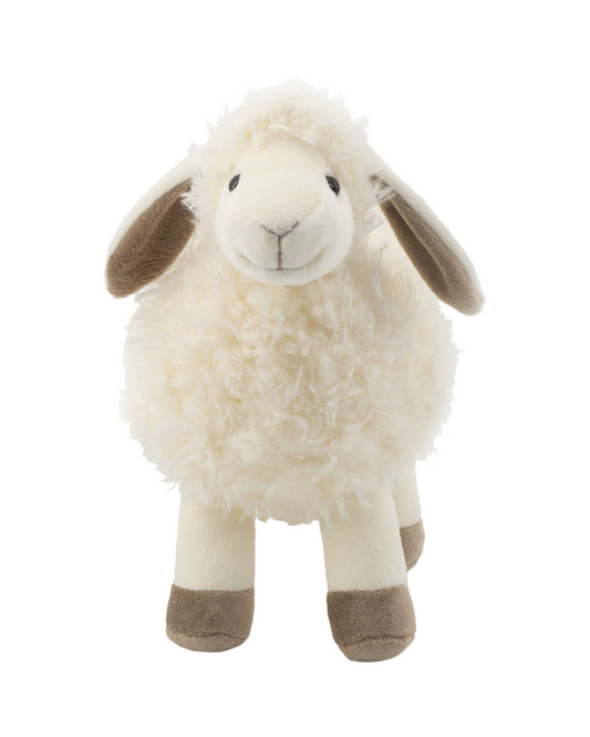 Plush Stuffed Animal Toy with Fluffy Wool Fleece Texture and Huggable Design for Toddlers
