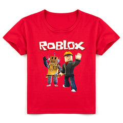 HERSE Girls' Roblox Cotton T-Shirt