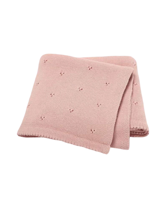 Cozy Knit Sensory Baby Blanket Nursery Essential