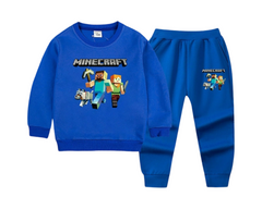 2-Piece Minecraft Cotton Sweatshirt & Joggers Set