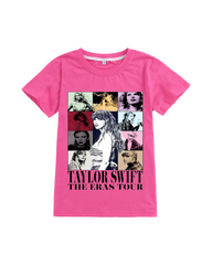 Taylor Swift Eras Tour Print Cotton T-Shirt