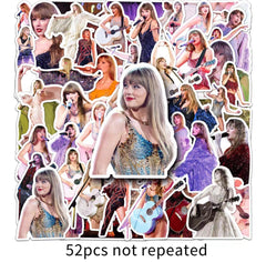 Taylor inspired Stickers 52pcs