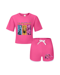 Kpop Demon Hunters Top & Shorts Power Set