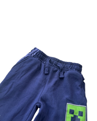 Blue Minecraft Printed Track Pants