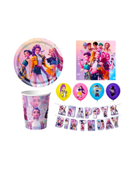 KPop Demon Hunters Pink Party Set