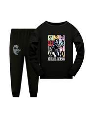 Michael Jackson Sleepwear Set Kids Graphic Printed Pyjamas