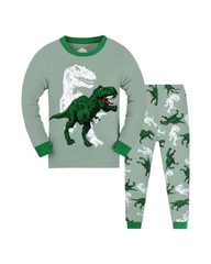 Soft Cotton Toddler and Boys Cute Cartoon Print Pajama Set