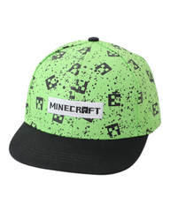 Minecraft Creeper Black and Green Caps
