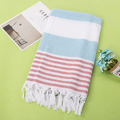 Multi Coloured Striped Beach towels