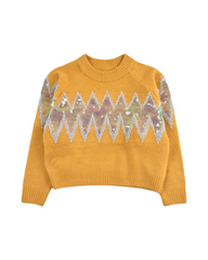 Geometric Jacquard Knit Jumper | Kids Winter Pullover Sweater