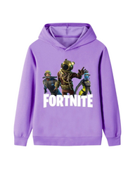 Gaming Graphic Pullover Kids Battle Royale Hoodie