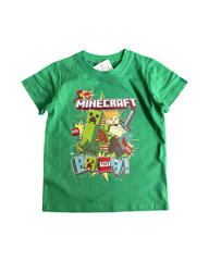 Graphic Cotton Boys Gaming Short-Sleeve T-Shirt