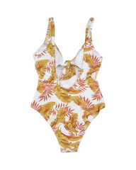 Chic Floral One-Piece Swimsuit