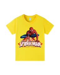 Marvel Spider-Man Graphic Print Kids Crewneck Cotton T-Shirt