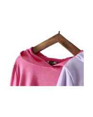 Cozy Pastel Pink Girls Pullover Hoodie